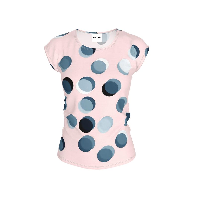 Ladies Loose Fit T-Shirt polkadots