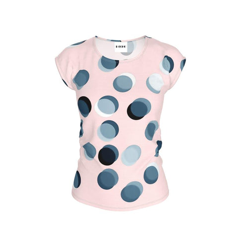 Ladies Loose Fit T-Shirt polkadots