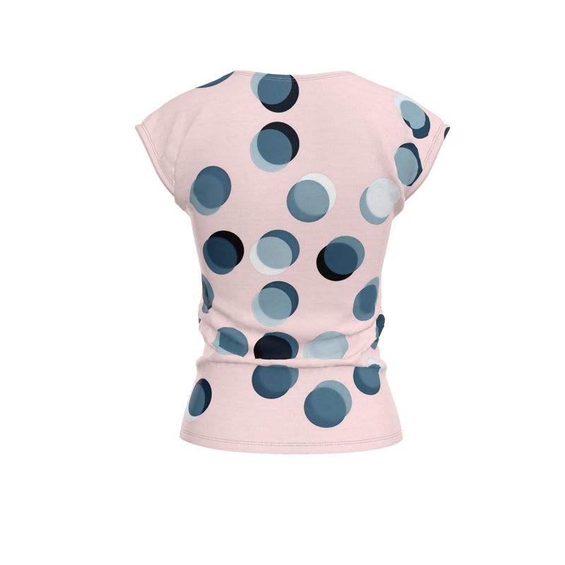 Ladies Loose Fit T-Shirt polkadots