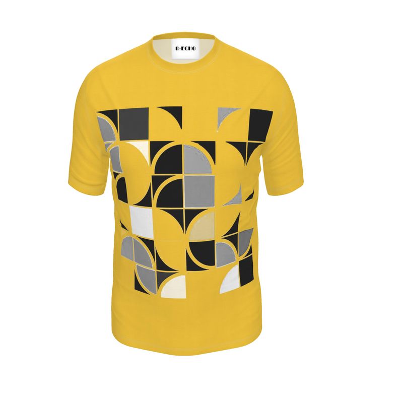 Mens T-Shirt circles in squares