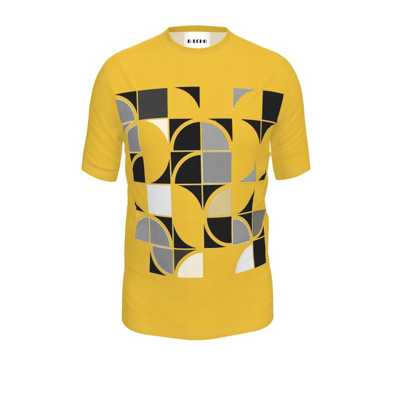 Mens T-Shirt circles in squares