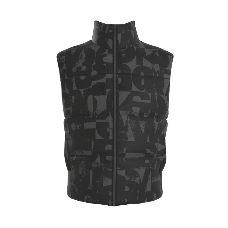 Unisex Gilet typography