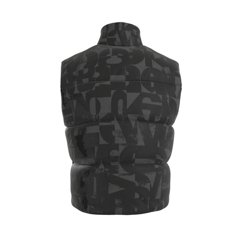 Unisex Gilet typography