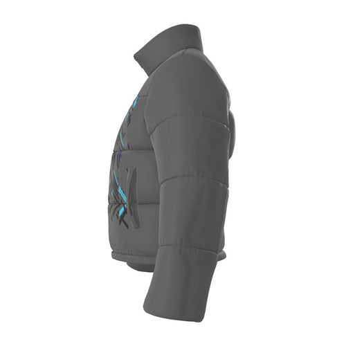 Mens Puffer Jacket criss-cross