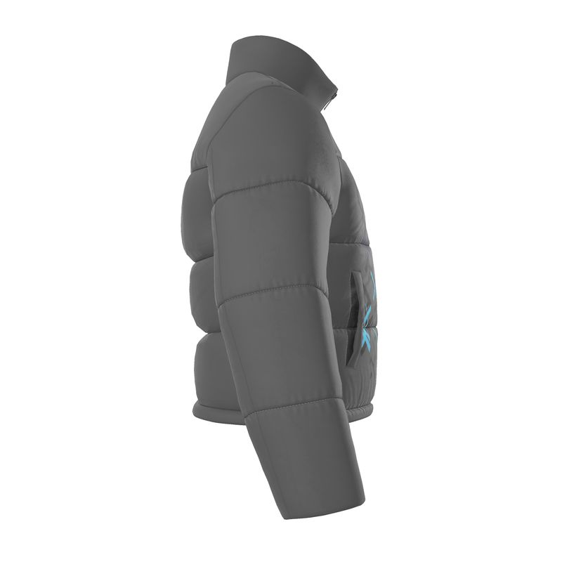 Mens Puffer Jacket criss-cross